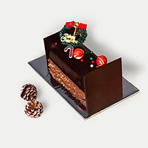 Xmas Milky Raspberry Earl Grey Choc Cake: Christmas Cake Singapore