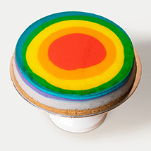 Rainbow Cheese Cake: New Born Cakes 