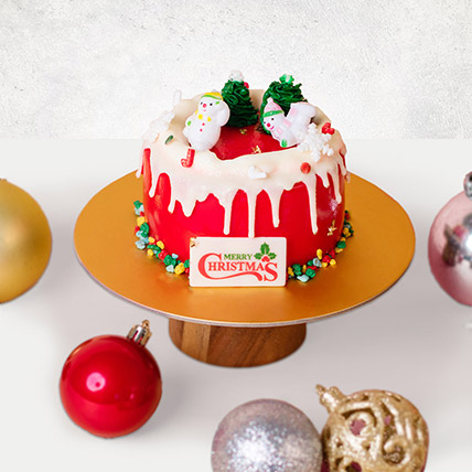 Merry Christmas Chocolate Mousse Cake: Christmas Gifts Singapore
