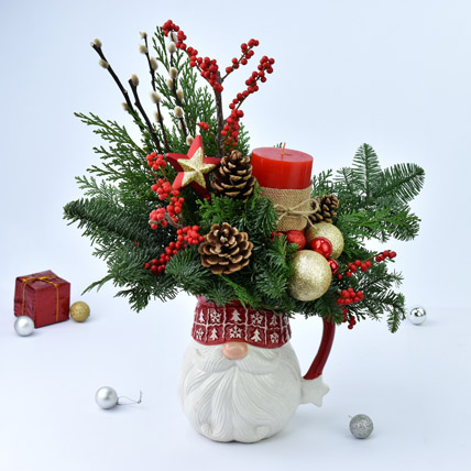 Christmas Warmth Floral Arrangement: Christmas Gifts Singapore
