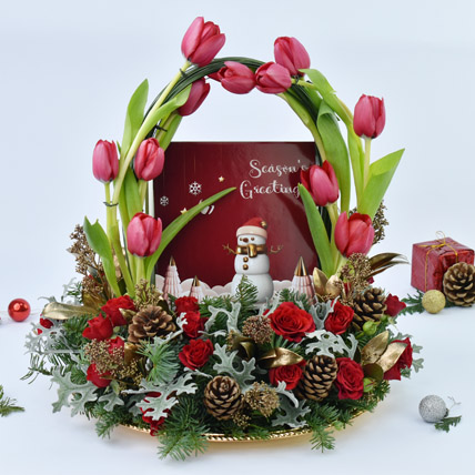 Seasons Greetings Flowers And Chocolates: Christmas Chocolate Gifts