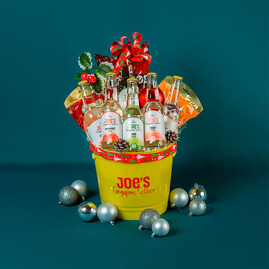 Celebrations On Beer Bucket Hamper: Xmas Gift Hampers