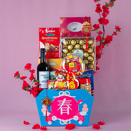 Sending Good Wishes Gift Basket: CNY Hampers Singapore
