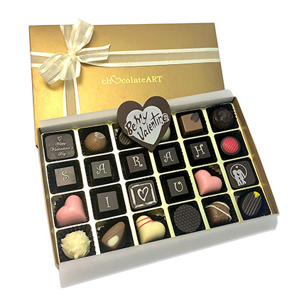 24 Pcs Assorted Chocolate Box For Valentine: Valentines Chocolates