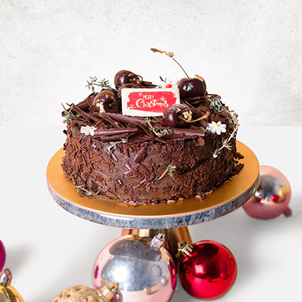 Christmas Delight Black Forest Cake: Xmas Cakes