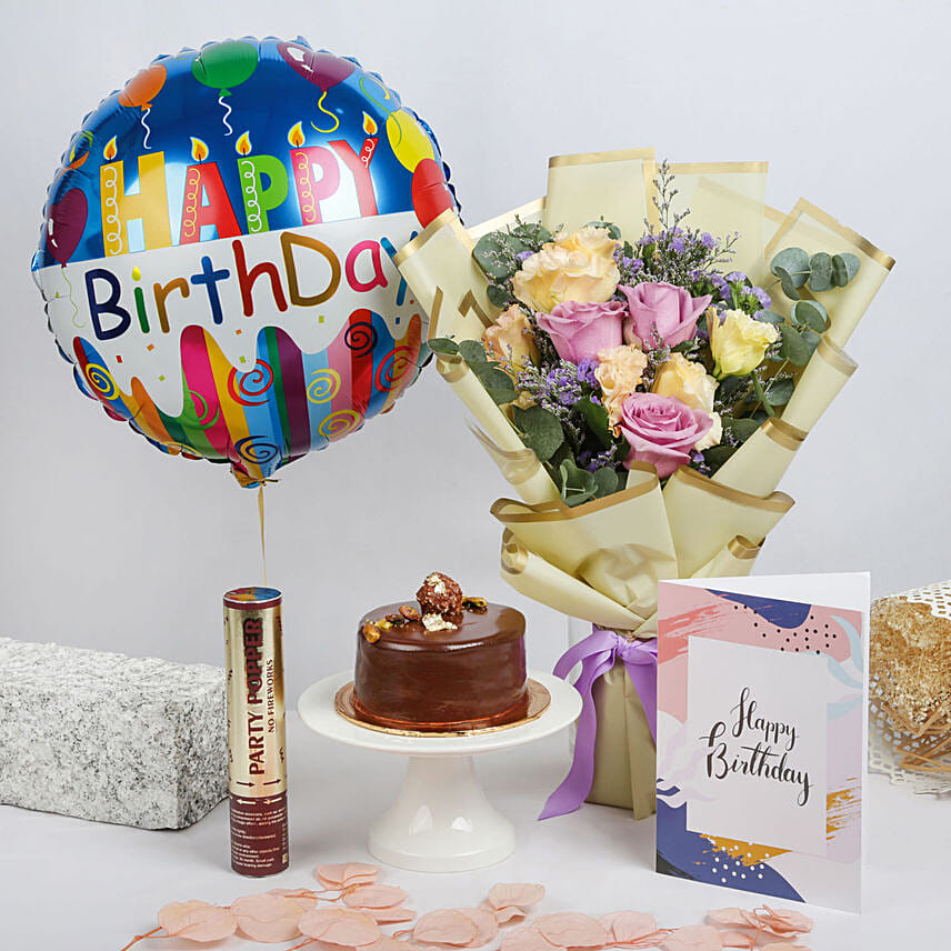 Happy Birthday Gift Arrangement: Gift Shop