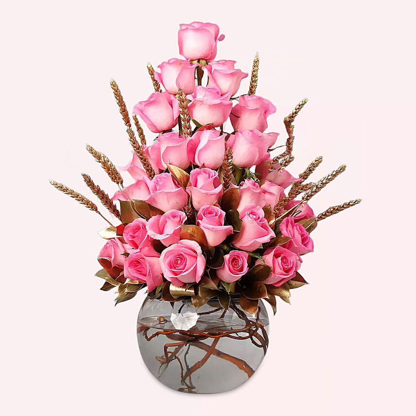 28 Pink Roses Beauty: Valentines Flowers
