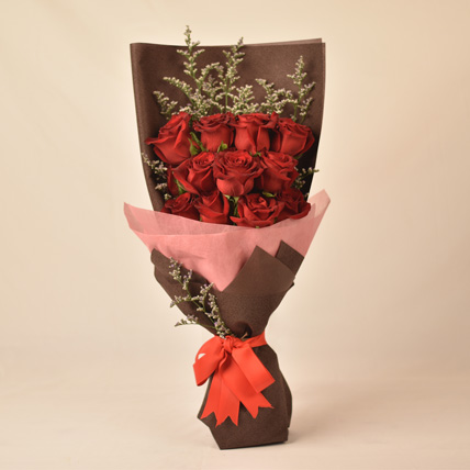 520 Vday Love Red Roses Bouquet: Valentines Flowers