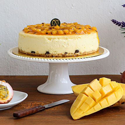 Tempting Mango Passion Cheesecake: Gift Delivery in Malaysia