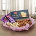 Combo of chocolates, dry fruits and
