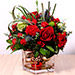 Decorative Xmas Floral Vase