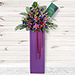 Blissful Mixed Flowers Cardboard Stand