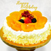 Happy Birthday Fruit Cake