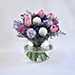 Blissful Flowers Fish Bowl Vase