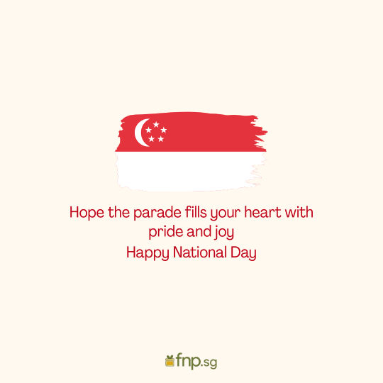 Singapore national day parade wishes image