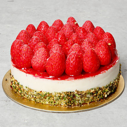 classic strawberry cheesecake