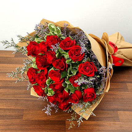 Bouquet Of 20 Red Roses BH