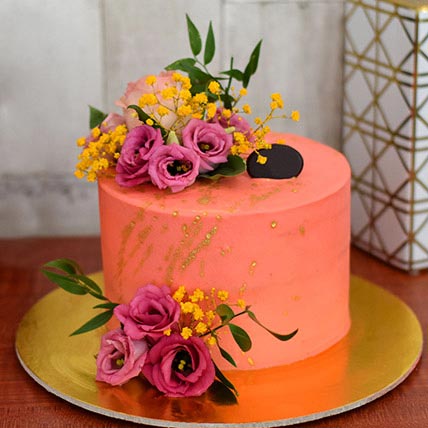 Flowerly Chocolate Cake 1 Kg
