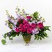 Premium Pink Rose & Delphinium Vase Arrangement