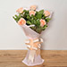 Bouquet Of Peach Roses EG