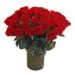 Heartfelt Love Red Roses In Glass Vase