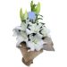 Lovely White Lilies Bouquet