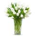 20 White Tulips EG