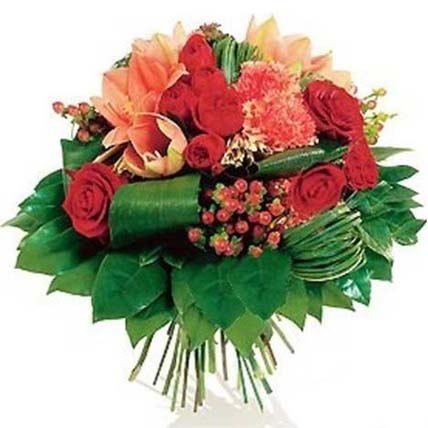 Bouquet of Roses & Mixed Flowers
