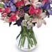 Bunch of Mixed Exotic Flowers In Vase