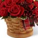 Elegant Basket Arrangement of Roses
