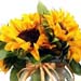 Sunshine Bunch of Sunflowers In Glass Vase