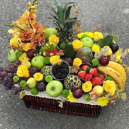 Fancy Fruit Arrangement