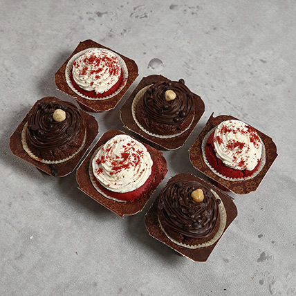 6 Designer Cupcakes