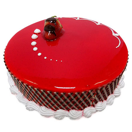 500Gm Strawberry Carnival Cake