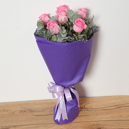 Bouquet Of Pink Roses KT