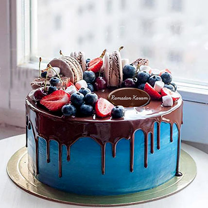 Chocolate Fruit Cake For Ramadan