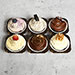 6 Assorted Desginer Cupcakes