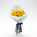 Beautifully Tied Yellow Spray Roses Bouquet