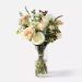 Flowers In Glass Vase With Baklawa Sweet 1 Kg