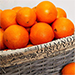 Wooden Basket Of Oranges 5 kgs