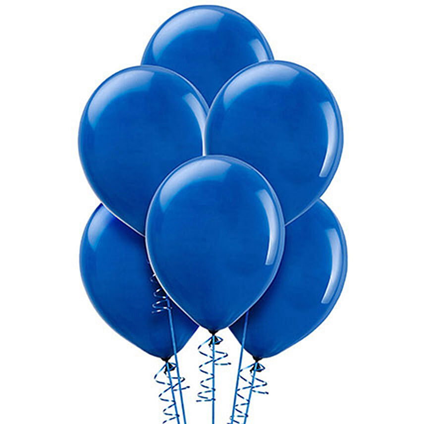 Online Blue Helium Balloons Gift Delivery in Singapore - FNP