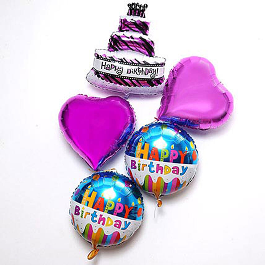 Online Happy Birthday Balloon Set Gift Delivery in Singapore FNP