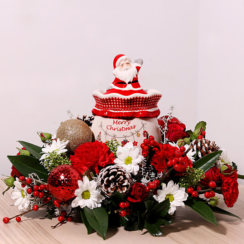 Online Christmas Wishes Flower Arrangement Gift Delivery In Singapore Ferns N Petals