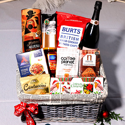 6 Best Gift Hamper Ideas for Every Occasion- Christmas Surprise Snack Basket