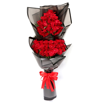 Online 50 Red Roses Bunch Gift Delivery in Singapore - FNP