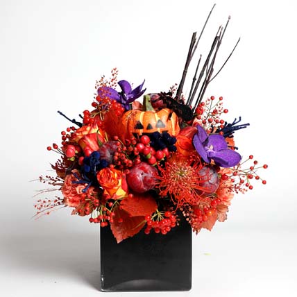 Floral Halloween Décor Ideas that are Spooktacular- Blood Red