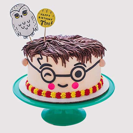 Adorable Harry Potter Vanilla Cake