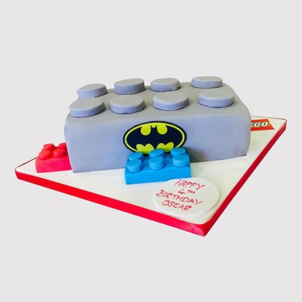 Batman Lego Truffle Cake