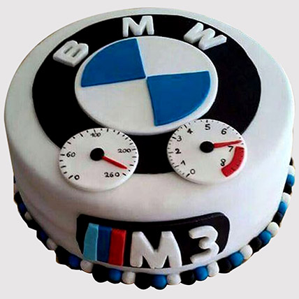 BMW Fondant Truffle Cake