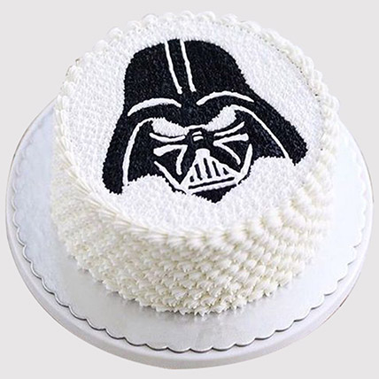 Darth Vader Delicious Butterscotch Cake